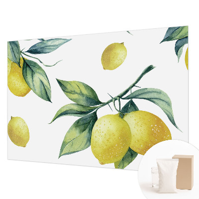 Stenska dekoracija fototapeta z motivom limone