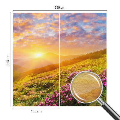 Fototapeta s tiskom z motivom gorskega zahoda