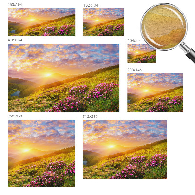 Fototapeta s tiskom Gorski zahod