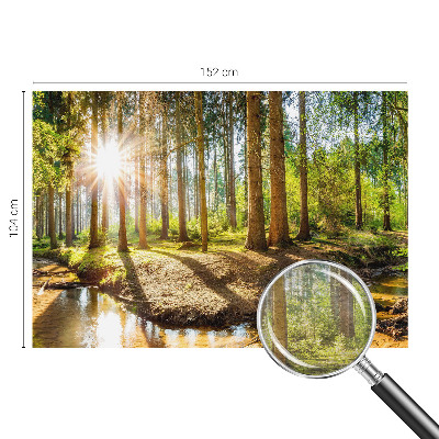 Netkana fototapeta z motivom gozdne idile