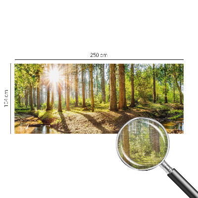 Netkana fototapeta z motivom gozdne idile