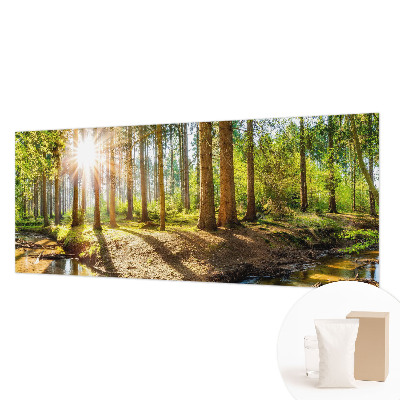 Netkana fototapeta z motivom gozdne idile