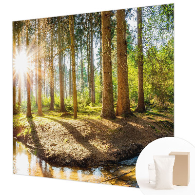 Netkana fototapeta Gozdna idila