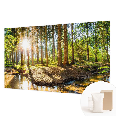 Netkana fototapeta z motivom gozdne idile