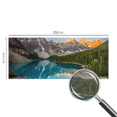 Stenska fototapeta flis Odsev v gorah