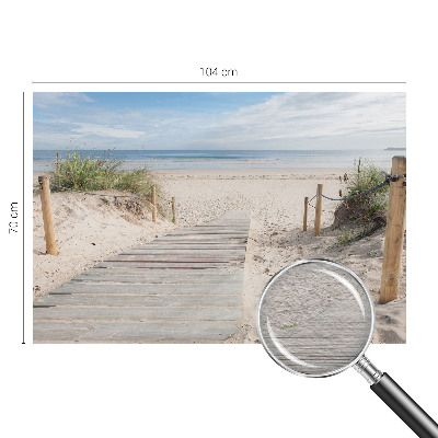 Tiskana fototapeta flis Lesena pot