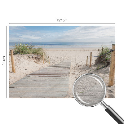 Tiskana fototapeta flis Lesena pot