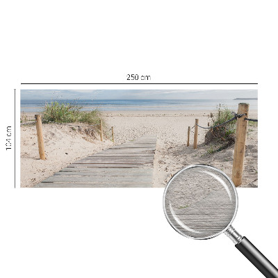 Tiskana fototapeta flis z motivom lesene poti