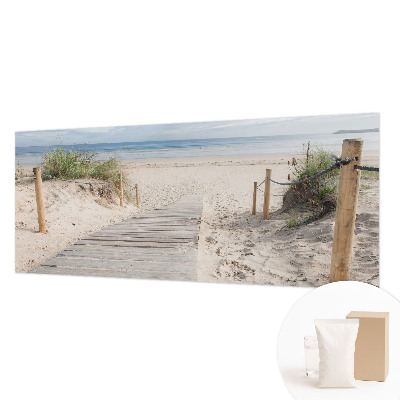 Tiskana fototapeta flis Lesena pot