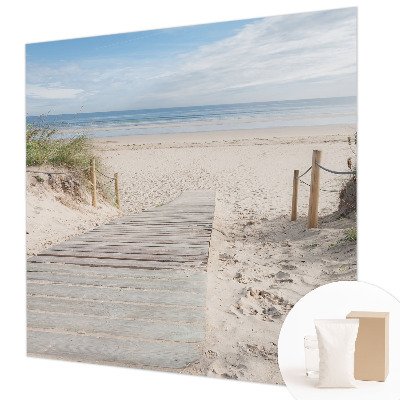 Tiskana fototapeta flis Lesena pot