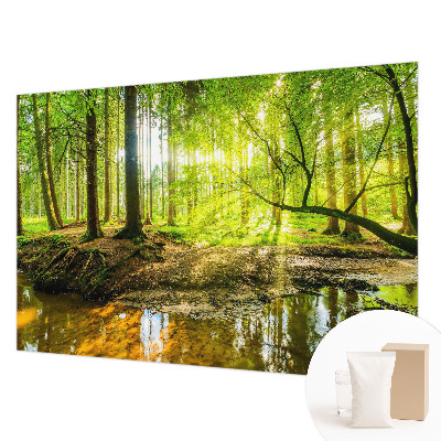 Flis fototapeta za otroško sobo z motivom zelene pokrajine