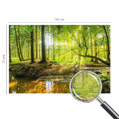 Flis fototapeta za otroško sobo z motivom zelene pokrajine