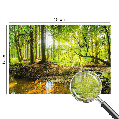 Flis fototapeta za otroško sobo z motivom zelene pokrajine