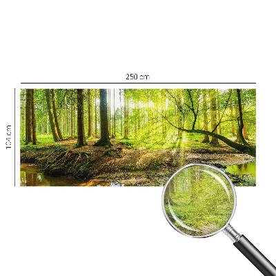 Flis fototapeta za otroško sobo z motivom zelene pokrajine