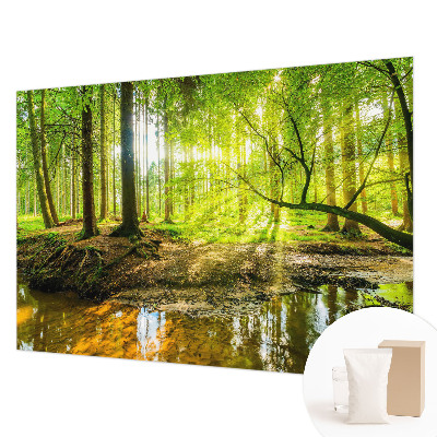 Flis fototapeta za otroško sobo z motivom zelene pokrajine