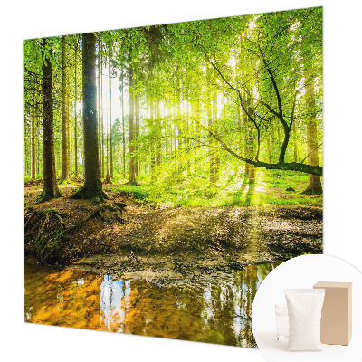 Flis fototapeta za otroško sobo z motivom zelene pokrajine