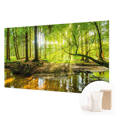 Flis fototapeta za otroško sobo z motivom zelene pokrajine
