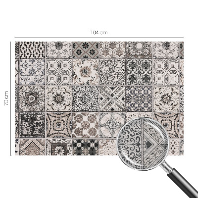 Stenska dekoracija fototapeta Vzorci ploščic