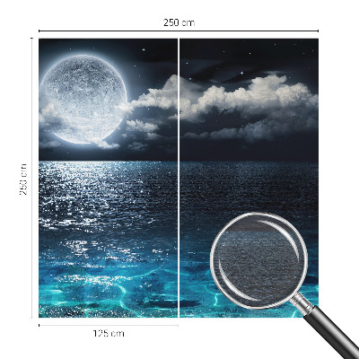 Flis fototapeta Nočno morje