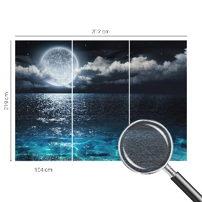 Flis fototapeta Nočno morje