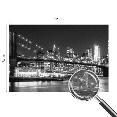 Stenska fototapeta flis z motivom nočne panorame