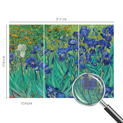 Flis fototapeta za otroško sobo Vrtno cvetje