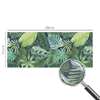 Stenska dekoracija fototapeta Tropski listi