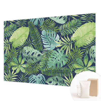 Stenska dekoracija fototapeta Tropski listi