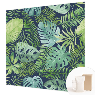 Stenska dekoracija fototapeta Tropski listi