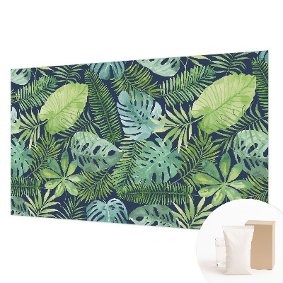 Stenska dekoracija fototapeta Tropski listi