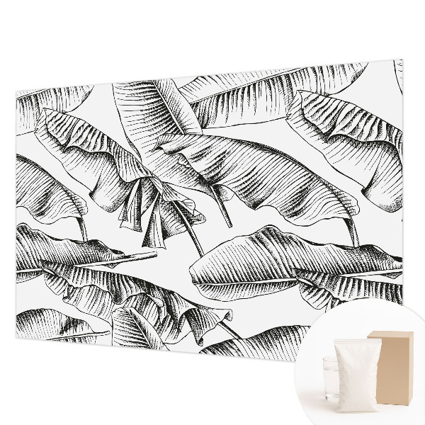 Fototapeta s tiskom z motivom bananinega lista