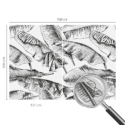 Fototapeta s tiskom Bananin list