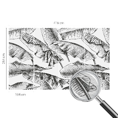Fototapeta s tiskom z motivom bananinega lista