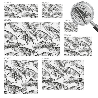 Fototapeta s tiskom z motivom bananinega lista