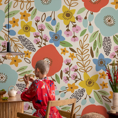 Foto tapeta Cvetlični vzorec