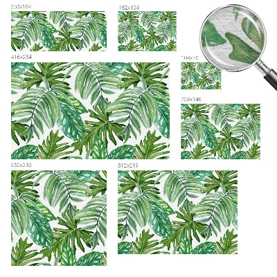 Flis fototapeta Eksotični listi