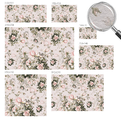 Netkana fototapeta Cvetlični vzorec