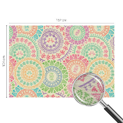 Tiskana fototapeta flis Barvite mandale