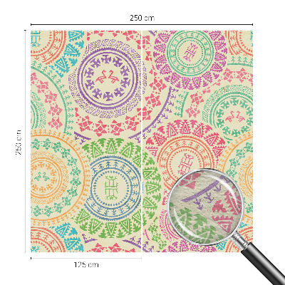 Tiskana fototapeta flis Barvite mandale