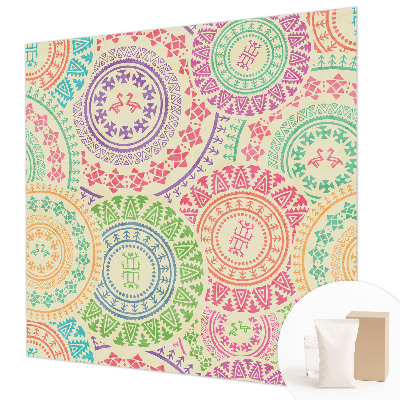 Tiskana fototapeta flis Barvite mandale