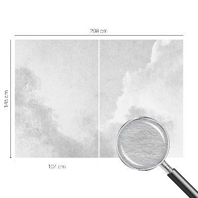 Fototapeta za spalnico Subtilni oblaki