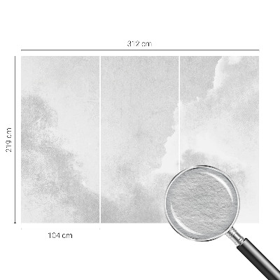 Fototapeta za spalnico Subtilni oblaki