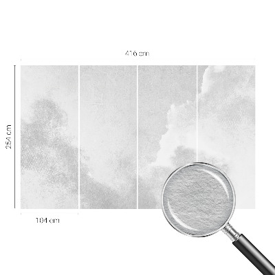 Fototapeta za spalnico Subtilni oblaki