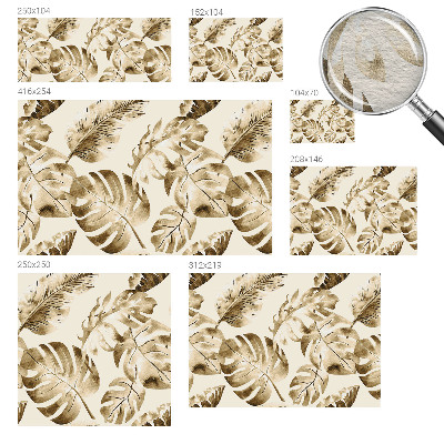 Flis fototapeta za otroško sobo Eksotična flora