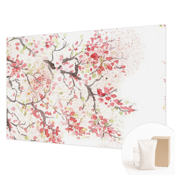 Moderna fototapeta Cvetoče veje