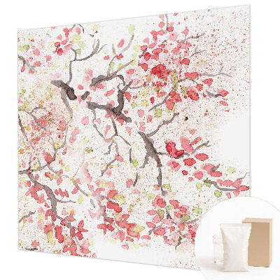 Moderna fototapeta Cvetoče veje