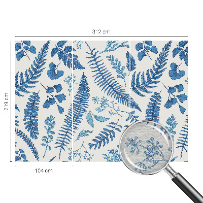 Flis fototapeta Botanični vzorci