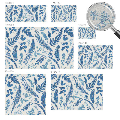 Flis fototapeta Botanični vzorci