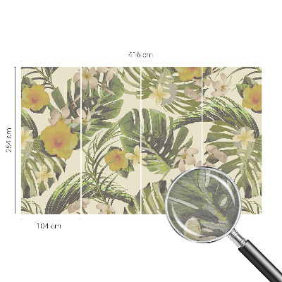 Stenska fototapeta flis Eksotična flora