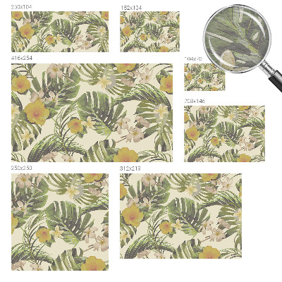 Stenska fototapeta flis Eksotična flora